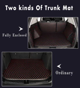 Leather Car Trunk Mats for LEXUS ES 2018 2019 2020 Car Rear Trunk Tray Cargo Liner Carpet Storage Carpet Car Interior Accessories Car Styling