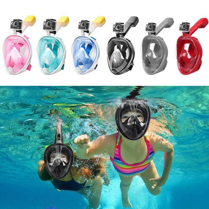 Anti Fog Full Face Snorkel Mask Swimming Dive Scuba Goggles Adult Kids ...