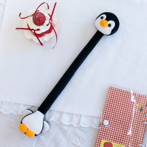 EXALTEDP Funny Design Long Neck Rabbit Plush Keychain Cute Style White Color Duck Bag Pendant New Turtle Panda Plush Pendant Bag Decoration