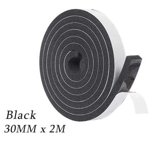 2M Self Adhesive Seal Foam Tape Door and Window Soundproof Sealing Strip Anti-collision Seal Gasket