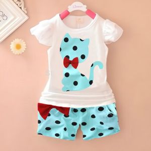 Daigo Meong Tosca Setelan Baju Anak Perempuan 1 2 3 4 5 Tahun Korea Style Lucu Viral Import murah