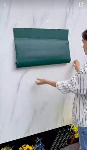 Stiker Papan tulis Whiteboard Blackboard Spidol Kapur tempel Putih & Hitam 60 x 200