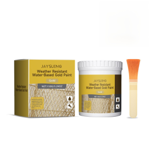 Gold Paint For Outdoor Fence Decor Water-Based Metallic Gold Coating Shining Weather-Resistant Horse Pillar Paint Decorative Metal Protection