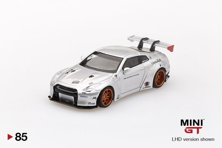 Mini GT 85 LB WORKS Nissan GT-R (R35) Magic Pearl Skala 1:64
