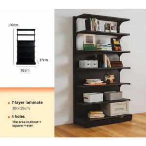 Pegboard bookshelffloor-standing e-sports room decorationmetal storage rackno-drill computer desk renovation