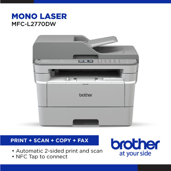 Brother MFCL2885DW All in one wireless mono Laser printer auto 2