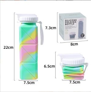 RK Botol Air Lipat Botol Yoga Berkualitas Tinggi Kapasitas Besar 620ml