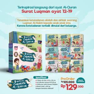 9 WASIAT LUQMAN ALHAKIM BUKU DONGENG SEBELUM TIDUR ANAK ISLAMI BUKU CERITA ANAK ISLAMI BERGAMBAR