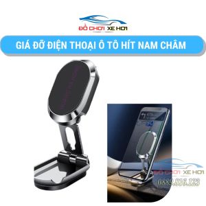 Giá đỡ điện thoại ô tô hít nam châm Kẹp điện thoại gắn nam châm trên ô tô