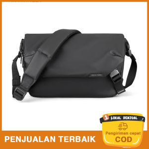 SmallAnt MARK RYDEN Tas Selempang Tas Selempang Kain Oxford Tahan Air USB Pengisian Tas Selempang Cocok untuk iPad 12.5 Inci Bahu Messenger Tas Tas Dada Tas Travel untuk Pria