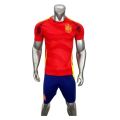 Quần áo đá banh Tây Ban Nha màu đỏ Euro 2024 CÓ IN ẤN. 