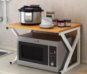 UNIDAS Double Wood Oven Rack Kitchen Shelf Oven Rack Kitchen