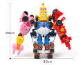 1pcs Cute Animal Robot Larva Figures Assembly Toys Transformation Robot Mecha Car Action Figure Birthday Gift For Children. 