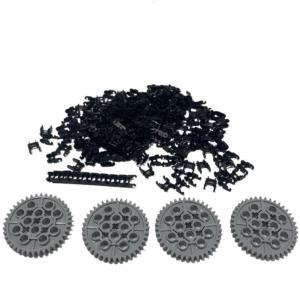 Engineering Building Block Toy Part For Customizable Model Mechanical Component Link Chain and Gear for Building Toy