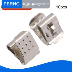 [PERNG] Tehe 10 cái Chất lượng cao mùa xuân thép với Nickel mạ AA snap-on lÁ mùa xuân pin liên hệ với