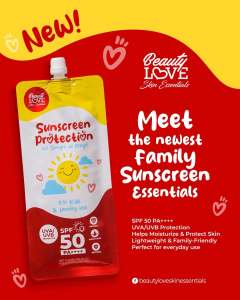 Beauty Love Sunscreen Protection 50g SPF 50 PA++++ NEW| 100% Original/Authentic