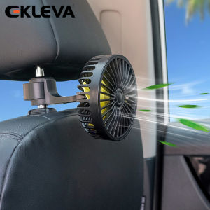 EKLEVA Car Aromatherapy Fan For Rear Seat Portable Car Rear Seat Fan With 3 Adjustable Wind Speeds Car Cooling Fan For SUV RV Vehicles