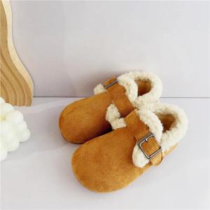 Christmas gifts Zapatillas Suede Kid Sports Shoe 2023 Autumn New Warm Boy Cotton Shoe Soft Sole Girl Casual Shoe Kids Shoes Snow Boot Girl Shoe