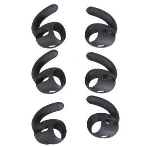 3Pairs Ear Hooks Ear Sleeves Caps For Earphones From Durability Silicone Earplugs Set Secure and Slip resistant