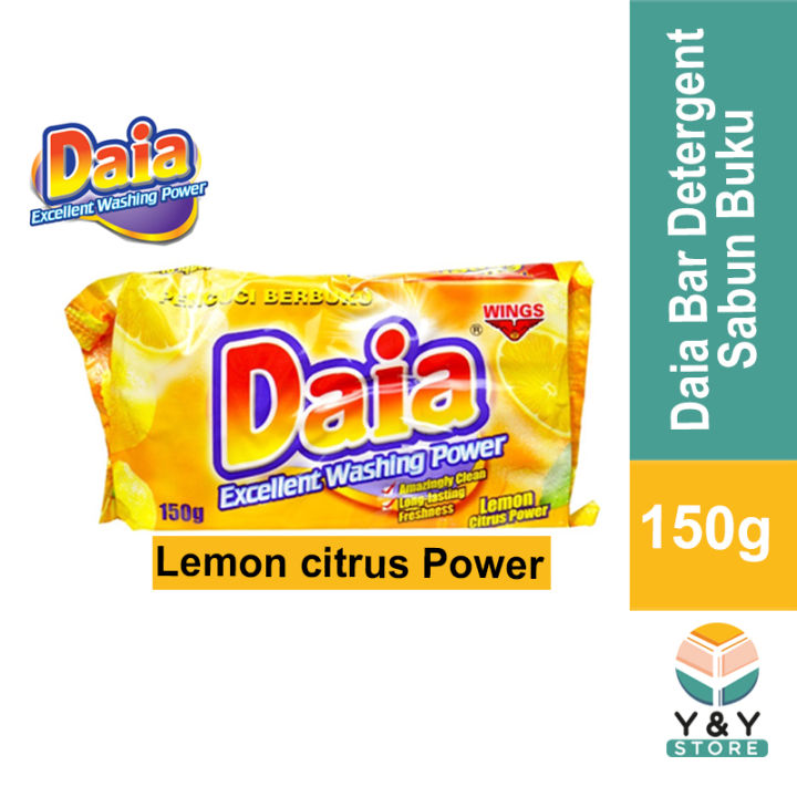 Daia Bar Lemon Sabun Buku 150g Lazada