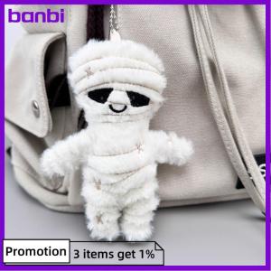 banbi Halloween vui sọ xác ướp đồ chơi sang trọng sáng tạo nhồi bông búp bê Keychain Túi Mặt dây chuyền chìa khóa treo trang trí kỳ nghỉ vui vẻ Quà Tặng