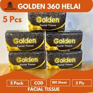 [10PACK]GOLDEN TISSUE 360 HELAI TISSUE WAJAH HALUS PROMO