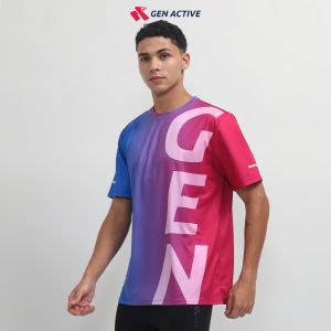 Gen Active Jersey Running Quick Dry Kaos Lari Anti Uv