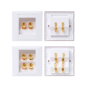 Ổ cắm tường O video Bảng điều chỉnh Loa hộp nối dây Ổ cắm điện