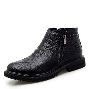 Bốt Da Cá Sấu Cho Nam Giày Thời Trang Lịch Sự Thường Ngày Da Thật 100% Đi Tiệc Đám Cưới Sang Trọng Bốt Cá Sấu Chelsea