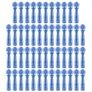 Y2K2 50Pcs/Box เครื่องกำจัดสิวหัวดำ เข็มสำหรับสิวแบบใช้แล้วทิ้ง ผลิตภัณฑ์ดูแลผิว มืออาชีพอย่างมืออาชีพ เครื่องมือกำจัดสิวหัวดำ เครื่องมือดูดสิว สีฟ้าสีฟ้า หมุดหัวสิว สำหรับผู้หญิง