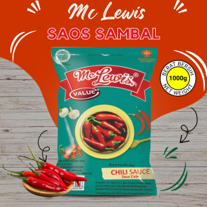 Saus Sambal Mc Lewis - Mc Lewis Chili Sauce Value - 1Kg