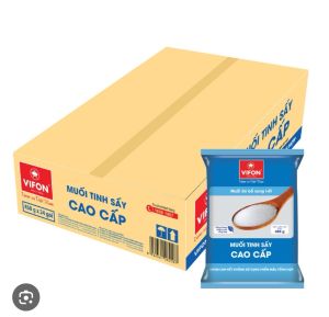 Thùng 24 Gói Muối Tinh Sấy Cao Cấp Vifon 450g -VF48T