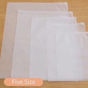 15PCS/30PCS/45PCS Reusable Zip-lock Seal Waterproof Travel Packing For Clothes Underwear Bag Pouch Storage Organizer Bag