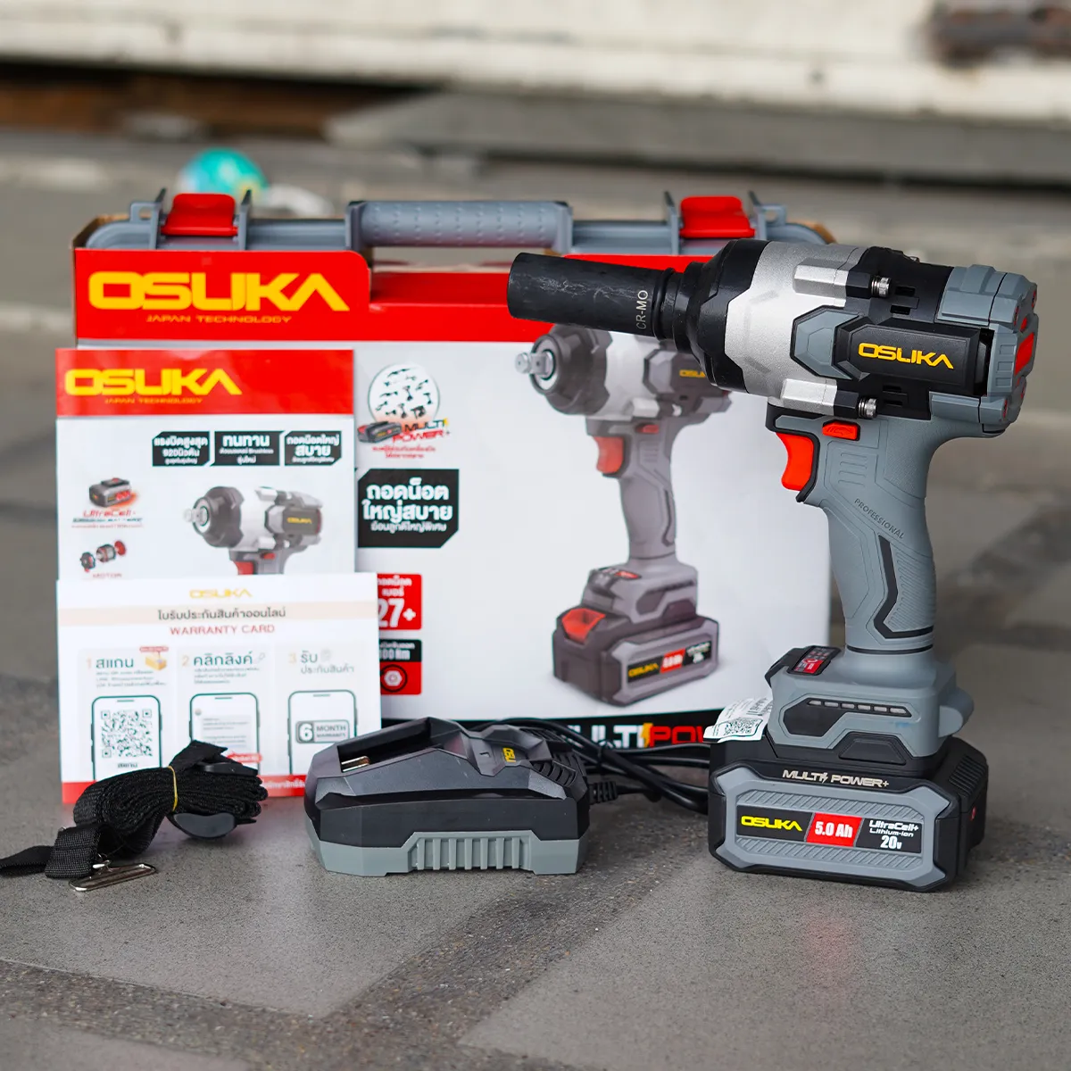 OSUKA รุ่น OSID832-P1 แรงบิด 920 N.m บล็อกไฟฟ้าไร้สายไร้แปรงถ่าน  บล็อกแบต