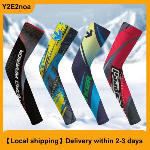 【Local shipping】 Sunscreen Ice Silk Sleeve UV Sun Protection Cooling Anti-Slip Arm Sleeves Men Women Outdoor Cycling Sleeve