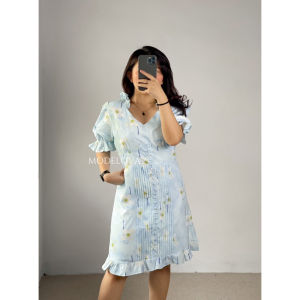 Verana Shop Dress Korean Style Import Premium Korea 6979 Jorina