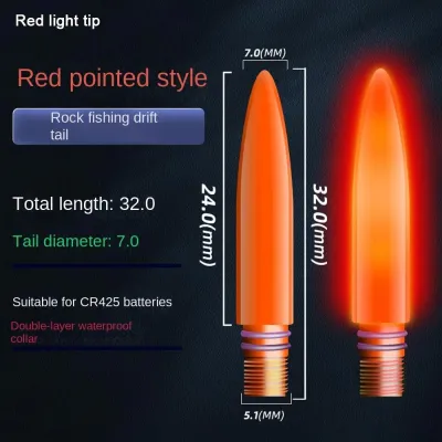 BEYO7 1pc Siêu sáng Đèn Led phao câu cá thông minh Dạ Quang Thay đổi màu cảm biến Phao điện tử Siêu nhạy Áo phao câu cá đêm Câu cá đêm
