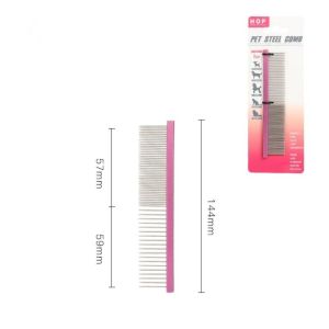 WLVYH Light Aluminum Pet Comb Stainless Steel Pins Hair Removal Hair Trimmer Brush Cleaning Hair Trimmer Brush Dogs/Cats