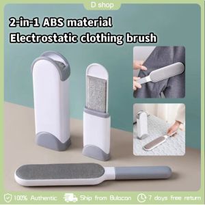 2 In 1 Magic Lint Remover for Clothes Lint Roller Reusable Hair Cleaning Brush Static Dust Brush Coat Pet Remover Hair Cleaning Brush Static Dust Brush Pet Remover