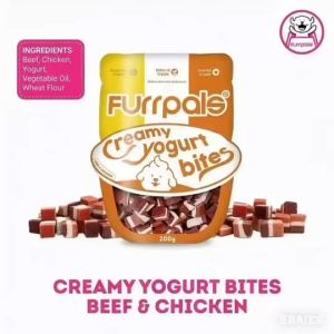 Furrpals Creamy Yogurt Treat 200g Dog Food Beef Dog Treats Dog Snack Probiotic Dog Training