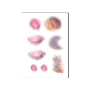 YUNAFIN 1/4PCS Bền bỉ Hình xăm tạm thời cho vết thương và bầm tím 3D Chống thấm nước Tem nhãn dán hình xăm cosplay tay và mắt cá chân Quà tặng Thực tế Tem nhãn dán hình xăm sẹo