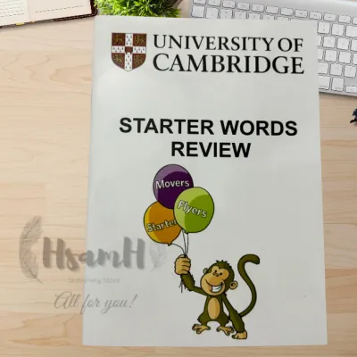 Vở Luyện Viết Cambridge Starters – Movers – Flyers (Words Review) - Bộ chuẩn - In đẹp rõ nét