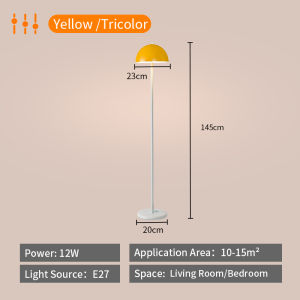 【Onefire】Nodic Floor Lamp Minimalist Living Room Stand Light Bedroom Floor Atmosphere Light