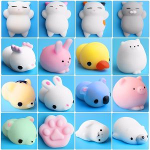 5PCS Squishy Toy Cute Animal Antistress Ball Squeeze Mochi Rising Toys Abreact Soft Sticky Stress Relief Toys Funny Gift