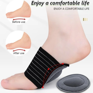 Adjustable Support Foot Cushion Sweat-absorbent and Breathable Foot Pads Silicone