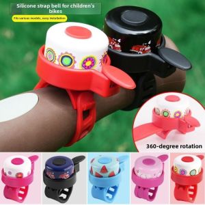 NALANILI 3.52.6cm Sừng vui nhộn dành cho trẻ em Phụ kiện đa năng Nhiều màu sắc Chuông xe đạp/xe tay ga  6 Kiểu Dáng Trẻ em các cô gái chuông Phụ kiện tay lái xe đạp