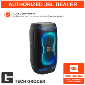 JBL Partybox 130 / Club 120 Wireless Party Speaker with AI Sound Boost Futuristic Light Show Up to 12Hrs Playtime Multispeaker Connection by Auracast Guitar & Mic Input Splashproof