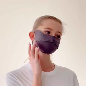 New Summer Sunscreen  Face Mask Eye Protection Ice Silk Sunshade for Women Breathable Cycling UV Protection Mask Veil