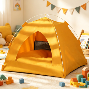 Lovinland Pet Cat Beds Dog beds Children Playhouse Tent Comfy Half surrounded Cat nest Removable Water Washable Pets House Deep Sleep Indoor Cave Nest