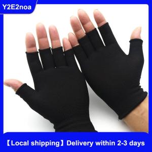【Local shipping】 Half Finger Fingerless Gloves For Women And Men Wool Knit Wrist Cotton Gloves